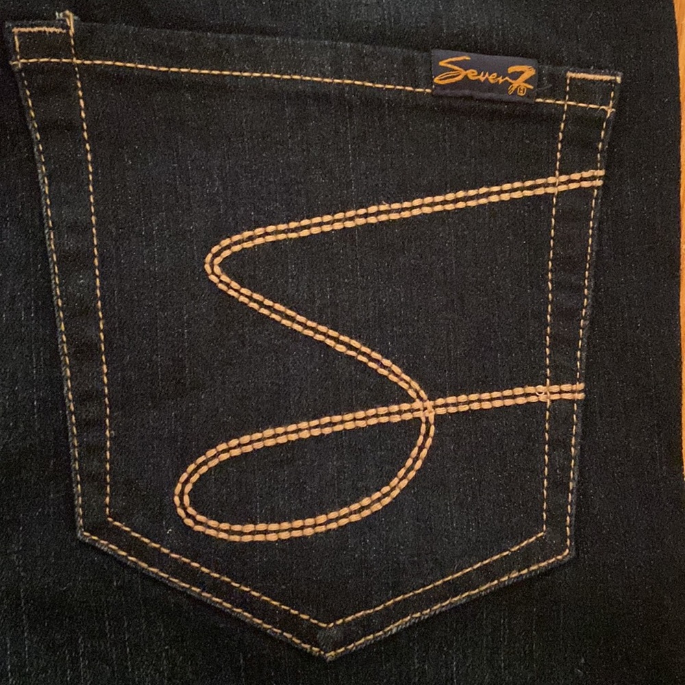 NWT Seven7 Gramecy Wide Leg Gaucho Jeans Size 8 - Picture 13 of 16